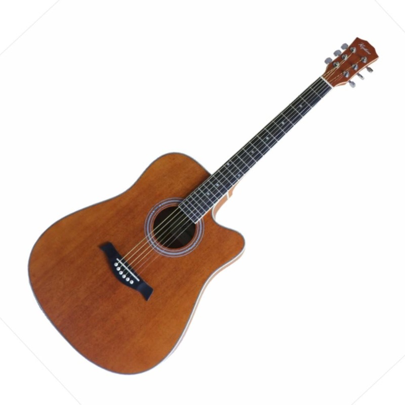 Neptune M92 41 Inch 6 String Acoustic Guitar – All Mahogany – Natural