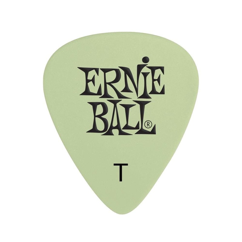 Ernie Ball Super Glow Cellulose Guitar Picks – Pack of 12