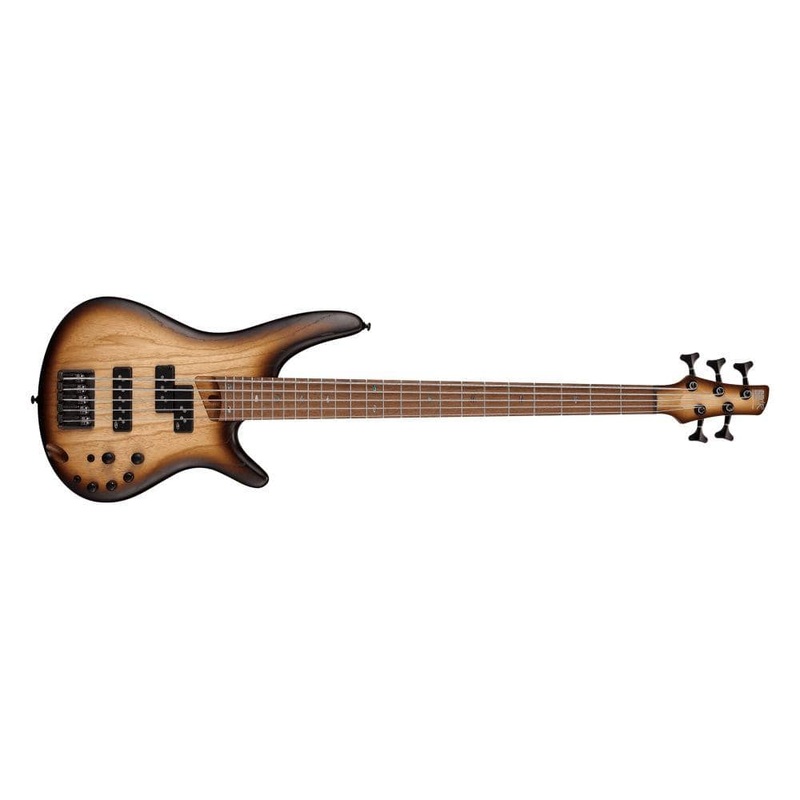 Ibanez SR655E-NNF Bass Electric Guitar- Natural Browned Burst Flat