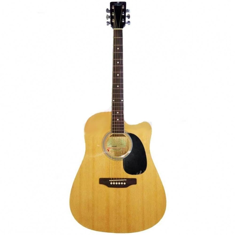 Pluto HW41C-201P Jumbo Cutaway Electro Acoustic Guitar
