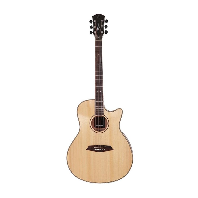 Sire R3 GZ Grand Auditorium 6-String Acoustic Guitar – Natural