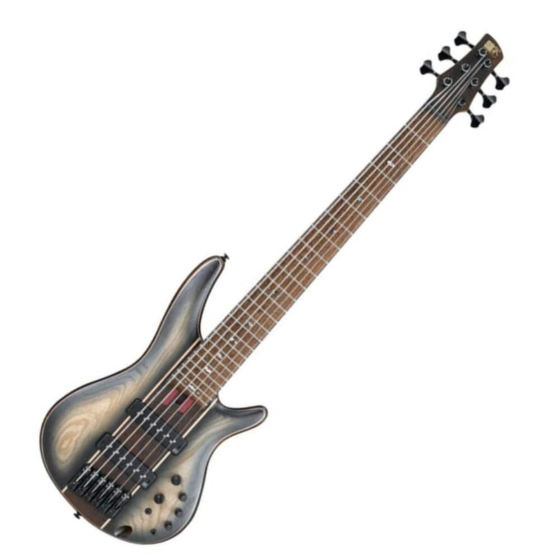 Ibanez SR Premium Series SR1346B 6-String Electric Bass Guitars With Bag – Dual Shadow Burst Flat