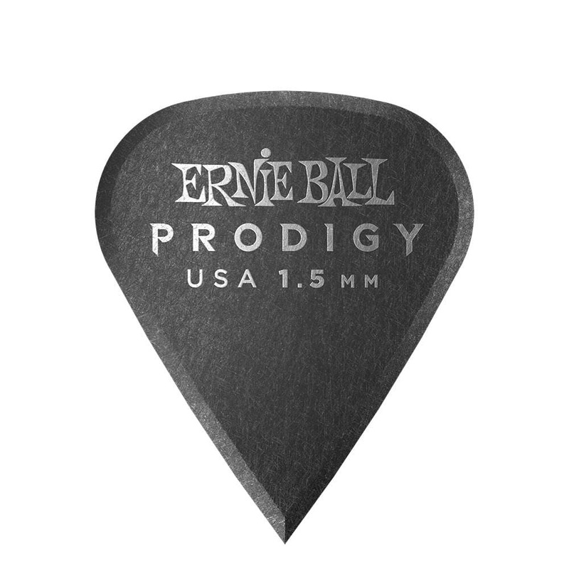 Ernie Ball 9335 1.5mm Black Sharp Prodigy Guitar Picks – Pack of 6