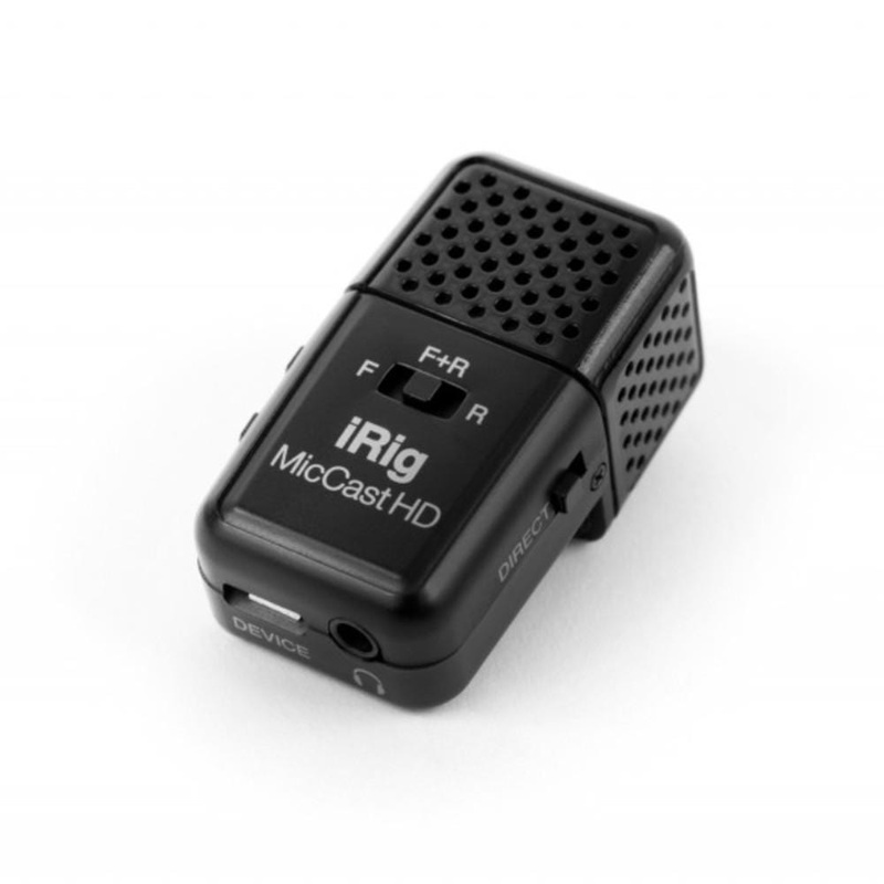 IK Multimedia iRig Mic Cast HD Dual Sided Digital Voice Condenser Microphone