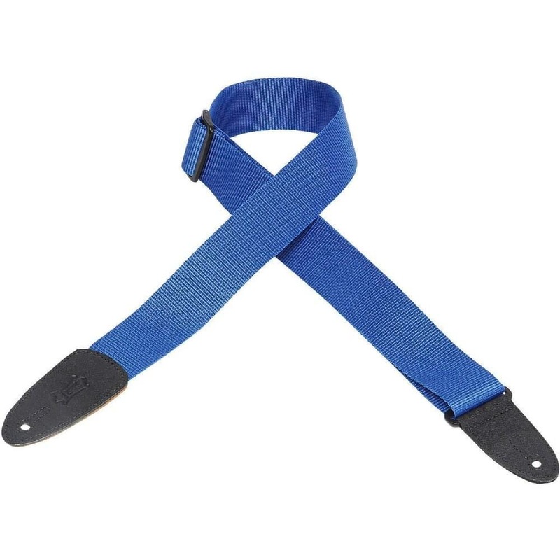 Levys M8-ROY Polypropylene Soft Hand Standard 2 Inch Guitar Strap- Royal Blue