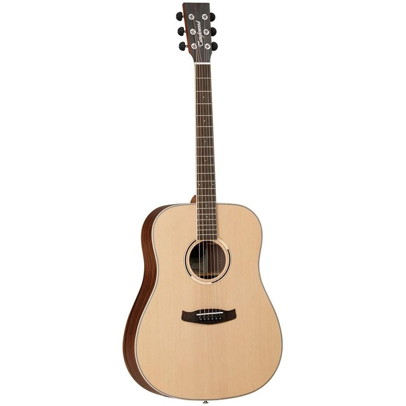 Tanglewood DBTDEB 6-Strings Discovery Exotic Dreadnaught Ebony Acoustic Guitar