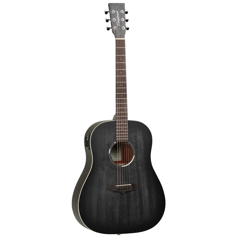 Tanglewood TWBBSDE 6-Strings Blackbird Slope Shoulder Dreadnought Electro Acoustic Guitar