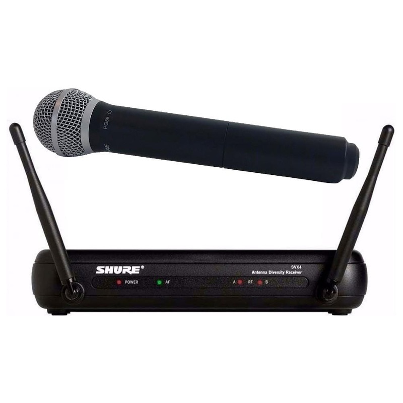 Shure SVX24IN/PG58  Wireless Vocal System With Power Supply