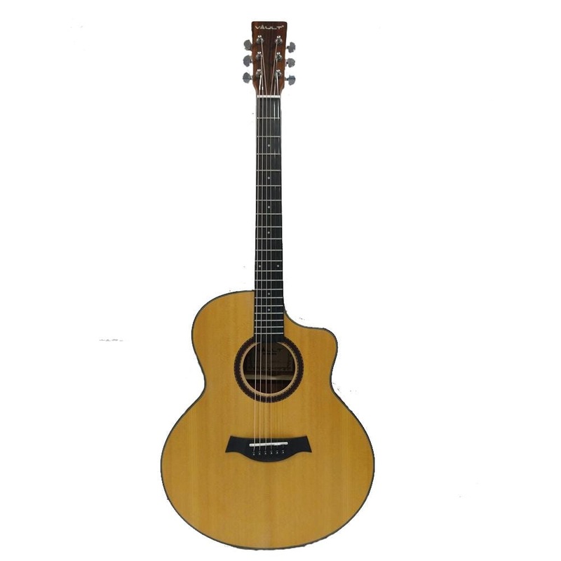 Vault EA40 41 inch Premium Spruce-Top Cutaway Acoustic Guitar – Open Box T429564625609