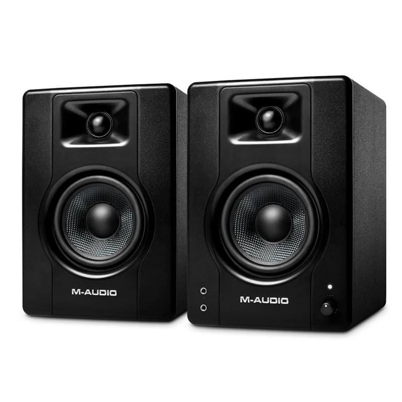 M-Audio BX4 120-Watt Multimedia Reference Monitor Speakers – Pair