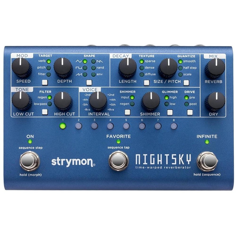 Strymon NightSky Time Warped Reverberator Reverb Pedal