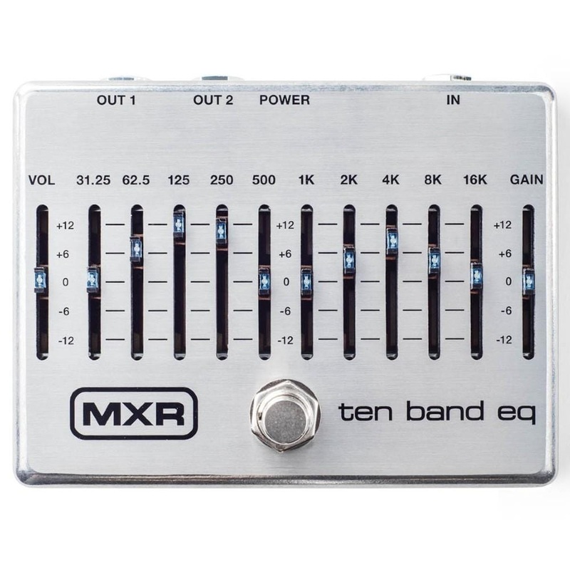 Dunlop M108S MXR Ten Band EQ Guitar Effect Pedal