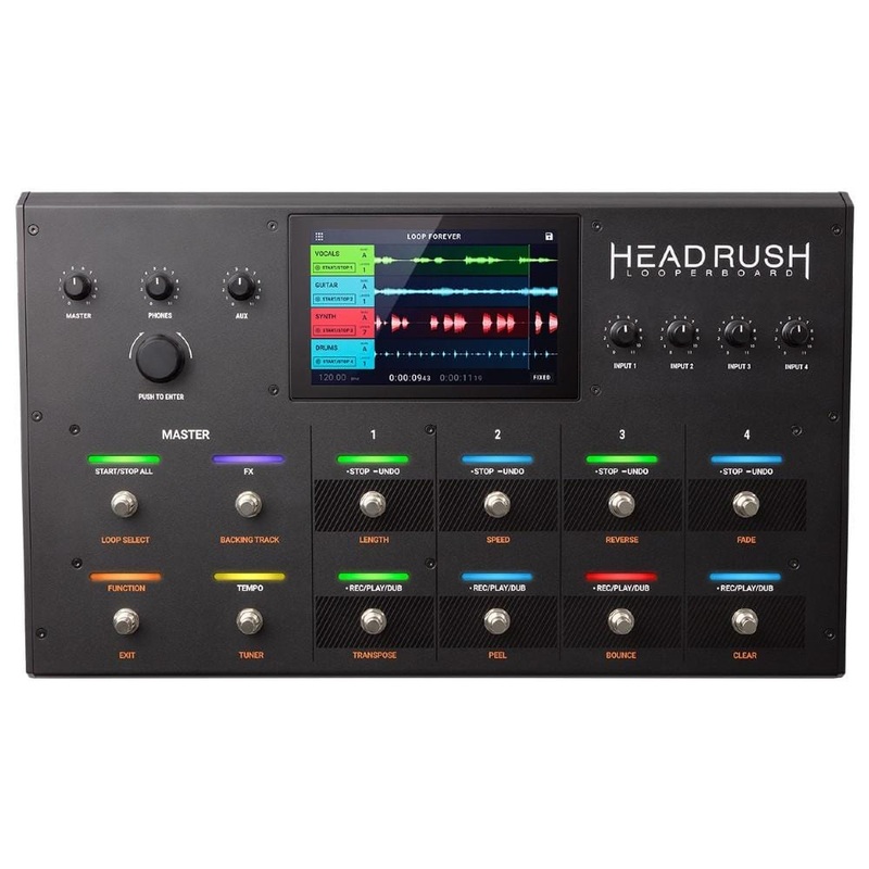 HeadRush Looperboard Multichannel Advanced Performance Looper & Effects Engine