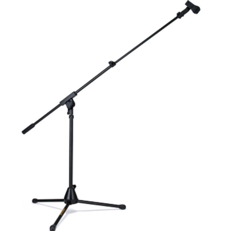 Hercules MS540B Low Profile Tripod Microphone Stand with Boom and Mic Clip
