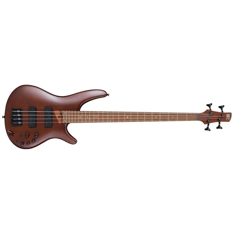 Ibanez SR Standard Series SR500E 4-String Electric Bass Guitar- Brown Mahogany
