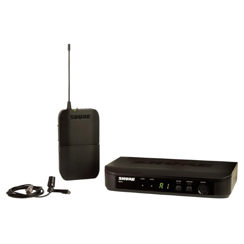 Shure BLX14 Wireless Presenter System with CVL Lavalier Microphone