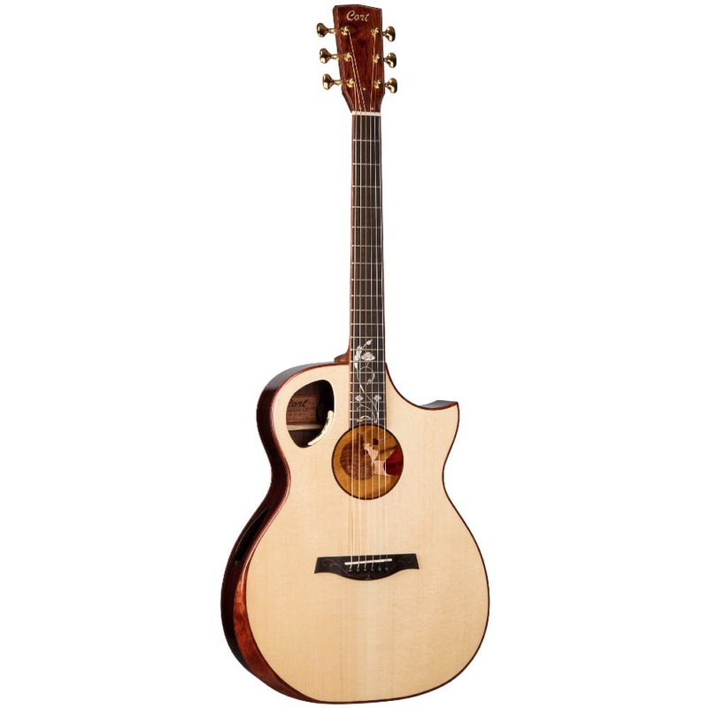 Cort Gold Roselyn LE Limited Edition Electro Acoustic Guitar With Case – Natural
