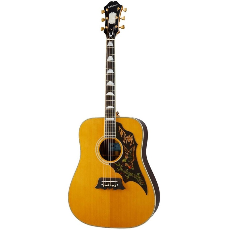Epiphone Masterbilt Excellente Electro Acoustic Guitar – Antique Natural Aged