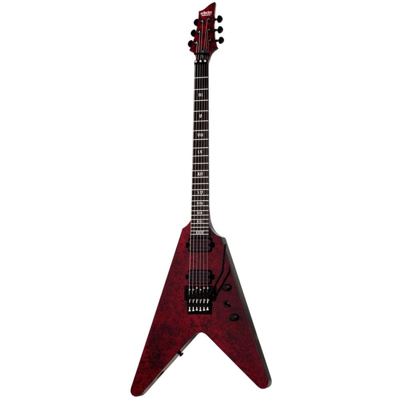 Schecter V1 FR Apocalypse 6 String Electric Guitar