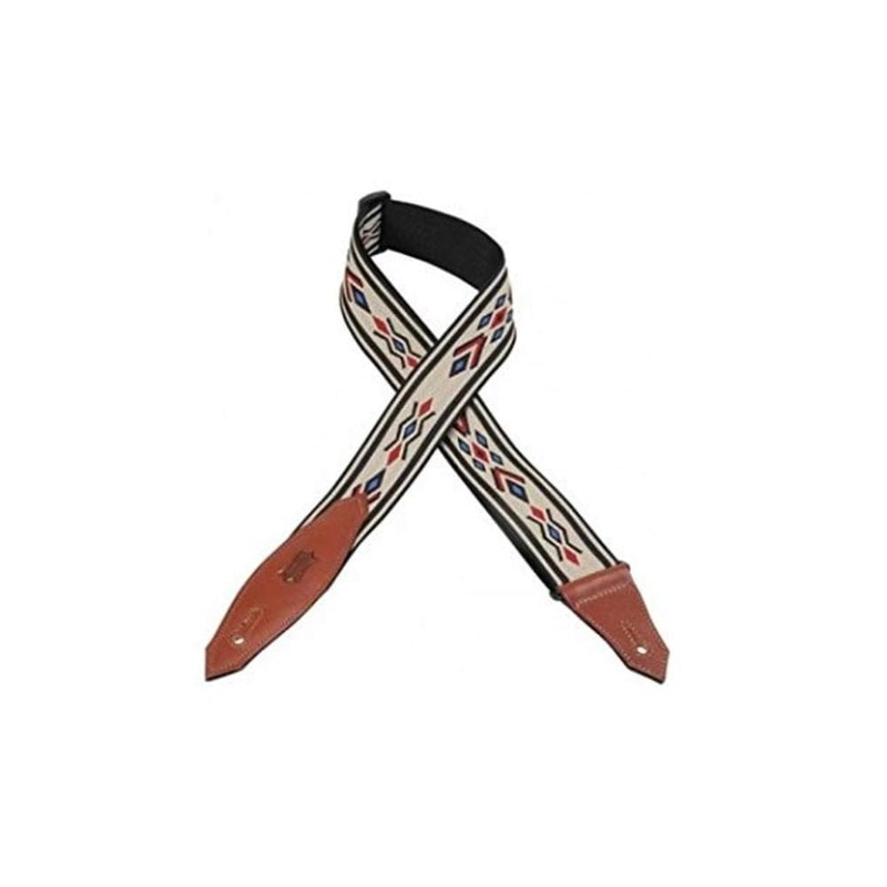 Levys MSSN80-XL-MLT Multi Polypropylene Jacquard Weave 2 Inch Guitar Strap
