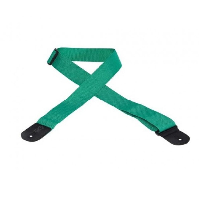 Levys M8POLY-XL-GRN 2 Polypropylene Guitar Strap – Green