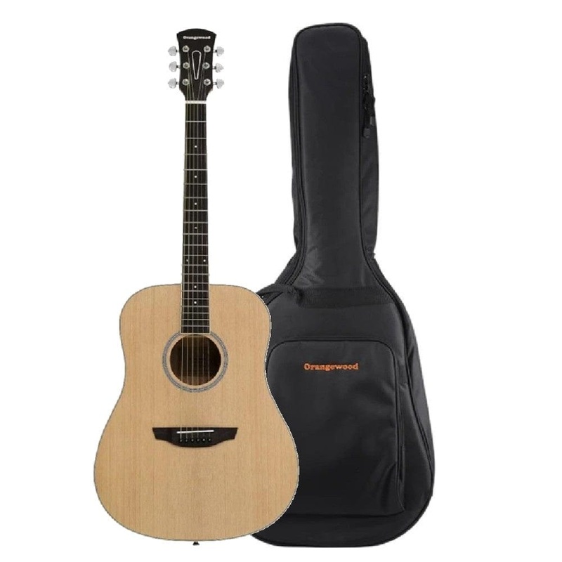 Orangewood Manhattan Dreadnought Layered Spruce Top Acoustic Guitar with Gigbag