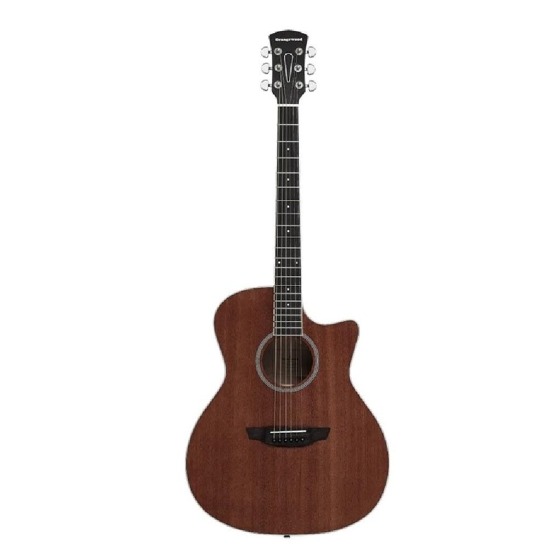 Orangewood Rey Grand Auditorium Cutaway Layered Mahogany Top Acoustic Guitar with Gigbag