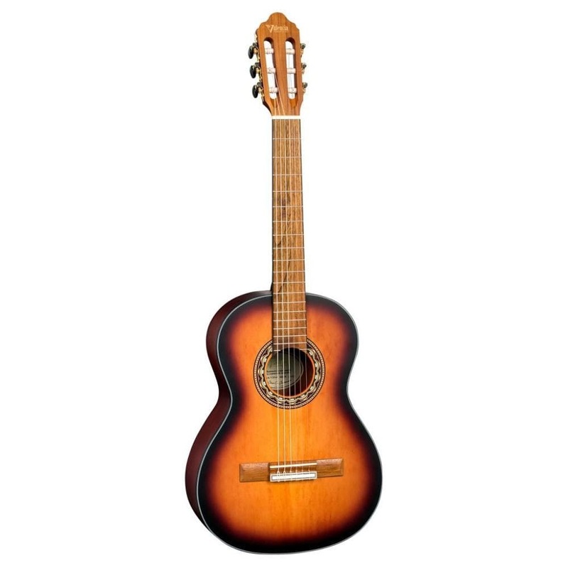 Valencia VC304ASBT-SB Classical Guitar Satin Finish- Antique Sunburst