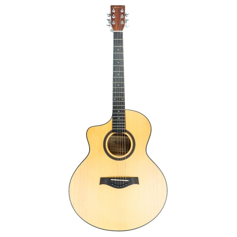 Vault EA40 41 inch Premium Spruce-Top Cutaway Acoustic Guitar – Open Box T429564622847