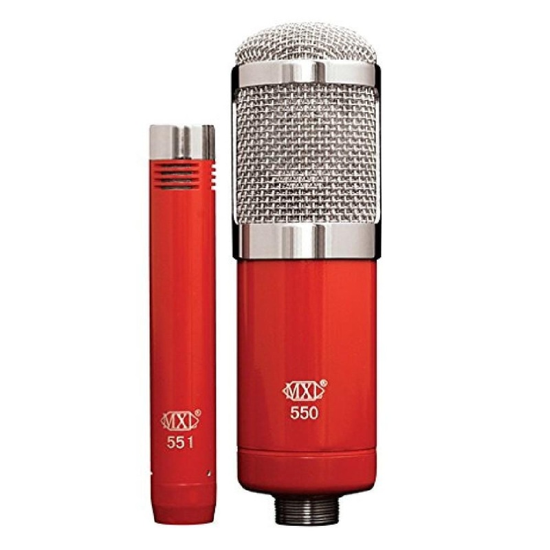 MXL MXL550551R Studio Dual Condenser Microphone KIt