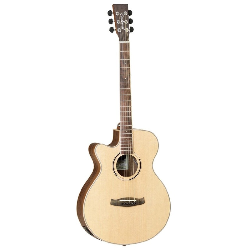 Tanglewood DBT SFCE BW LH Discovery Super Folk Electro Acoustic Guitar – Left Handed