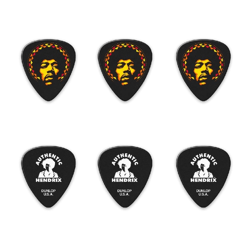 Dunlop Jimi Hendrix 69 Psych Series Aura Mandala Guitar Pick – Pack of 6