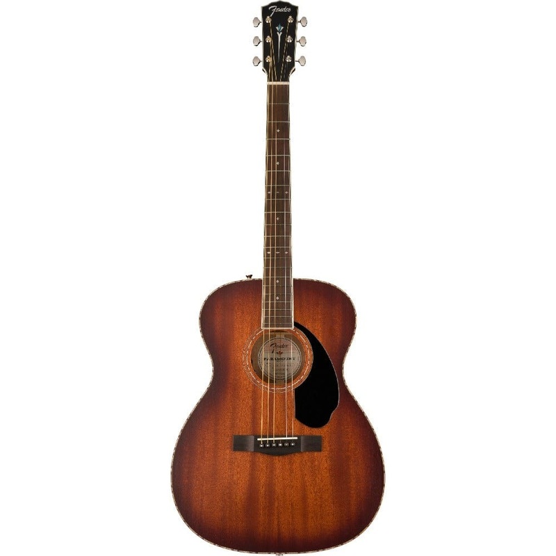 Fender PO 220E Orchestra Acoustic Guitar with Case
