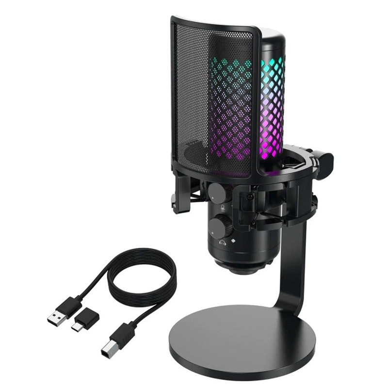 Nexlev CM-22 Pro Chronicle Series Gaming RGB Condenser Microphone