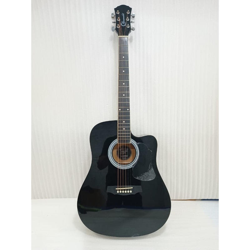 Granada PRLD-14C Acoustic Guitar – Black – Open Box B Stock