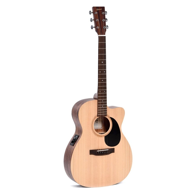Ditson 000C-10E 6 String Electro Acoustic Guitar – Natural