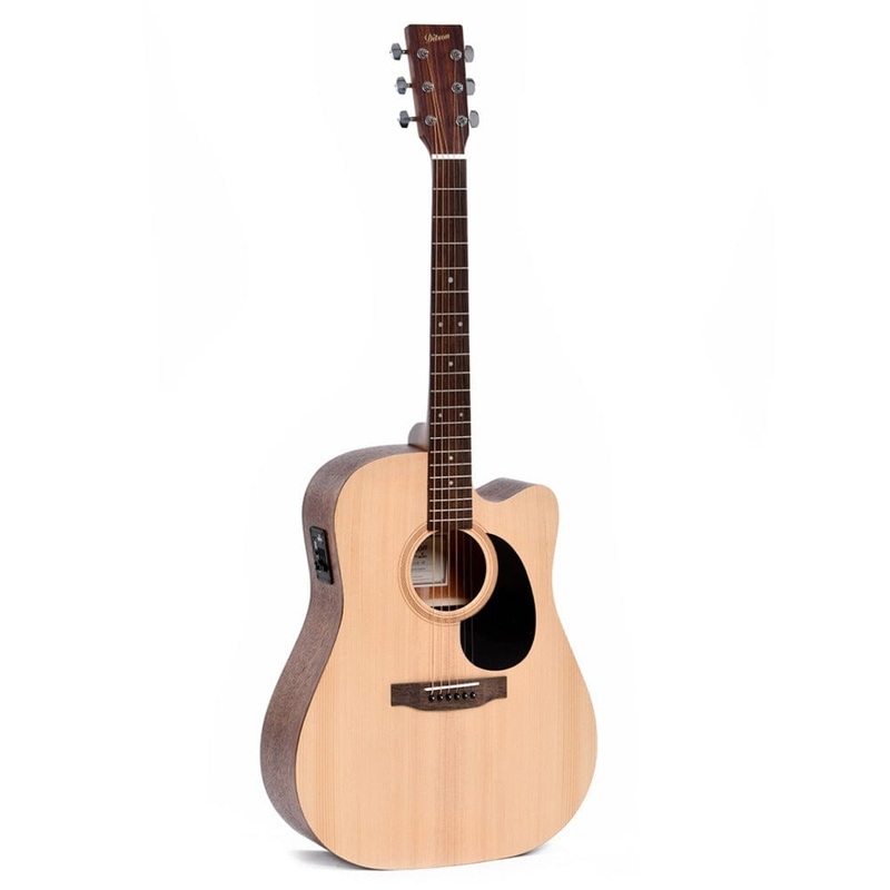 Ditson DC-10E 6 String Electro Acoustic Guitar – Natural