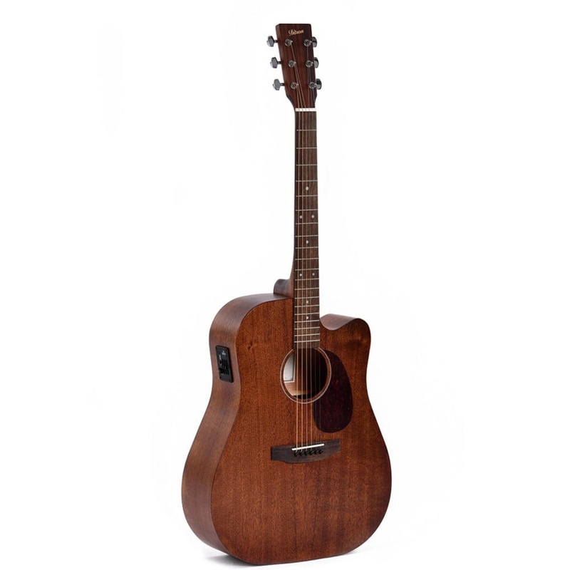 Ditson DC-15E Cutaway 6 String Electro Acoustic Guitar – Mahogany