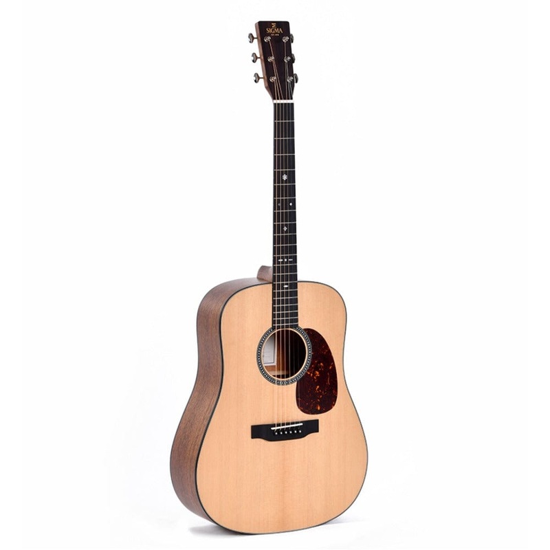 Sigma SDM-10E 6 String Electro Acoustic Guitar with Case