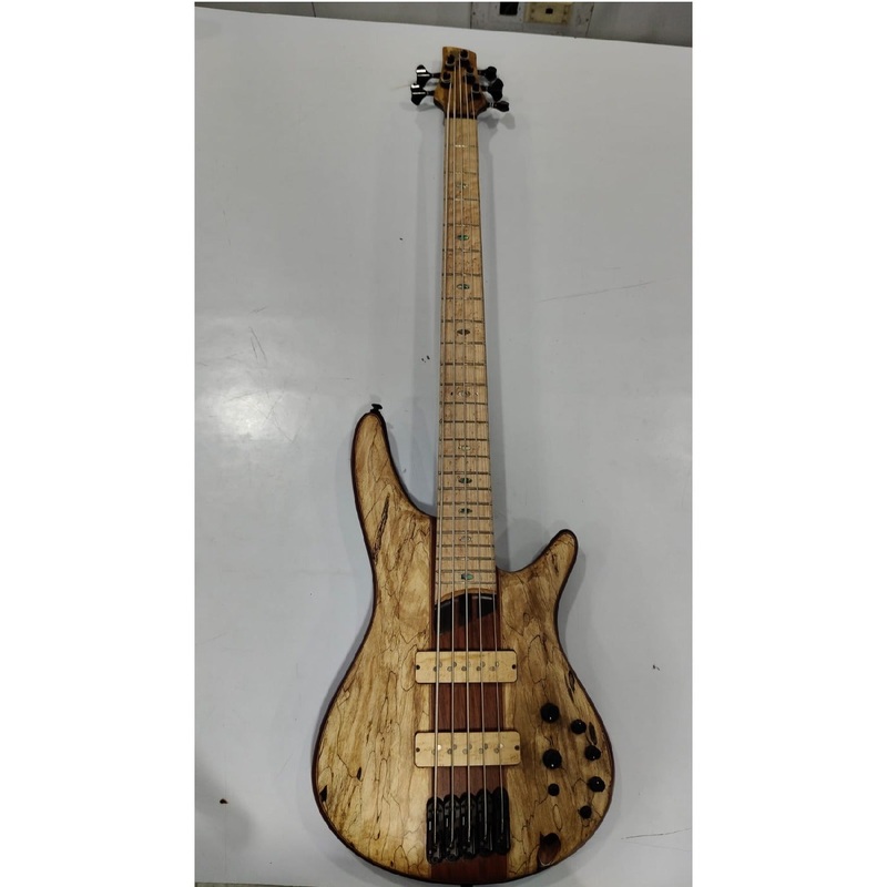 Ibanez SR5 SMLTD 5 String Limited Edition Bass Guitar – Natural Flat – Open Box T429564619496