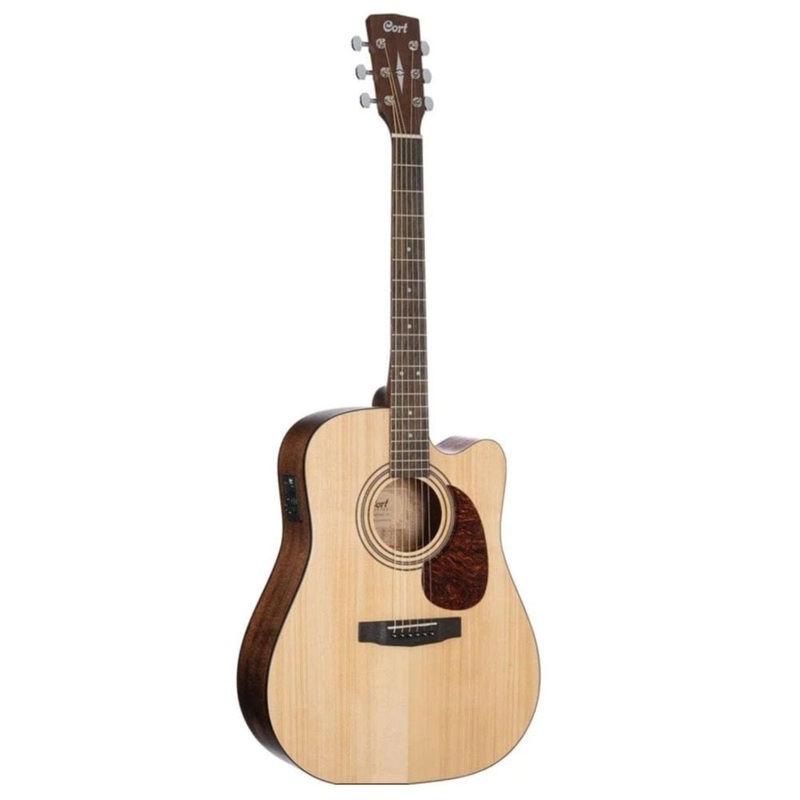 Cort EARTH60CE 6 String Acoustic Guitar – Open Pore