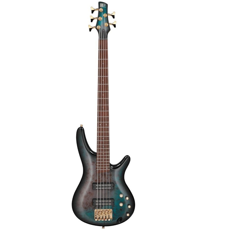 Ibanez SR405EPBDX-TSU SR Series 5 String Bass Guitar – Tropical Seafloor Burst