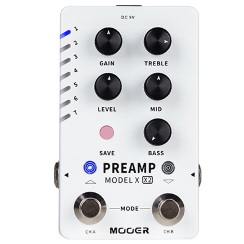 Mooer PREAMP Model X2 Digital PreAmp Pedal