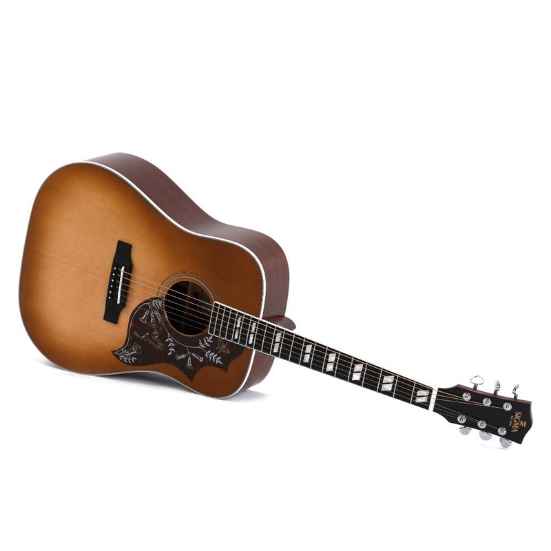 Sigma DM-SG5 Fishman Sonitone Dreadnought Electro Acoustic Guitar