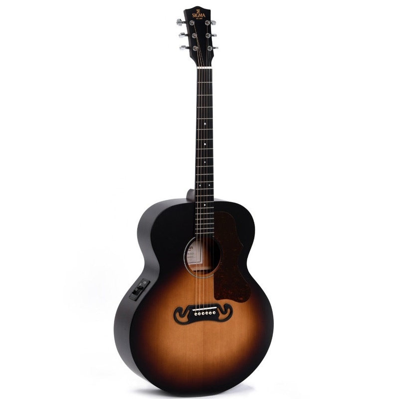 Sigma GJM-SGE Grand Jumbo 6 String Electro Acoustic Guitar