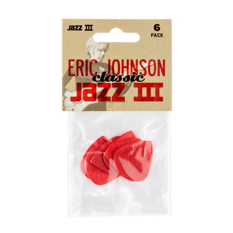 Dunlop Eric Johnson Classic Jazz III Picks – Pack of 6