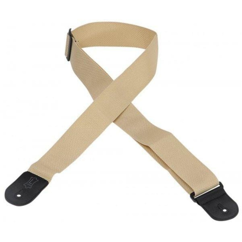 Levys M8POLY-TAN Polypropylene 2inch Guitar Strap