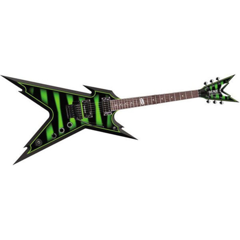 Dean Dimebag Razorback Slime Bumblebee Electric Guitar