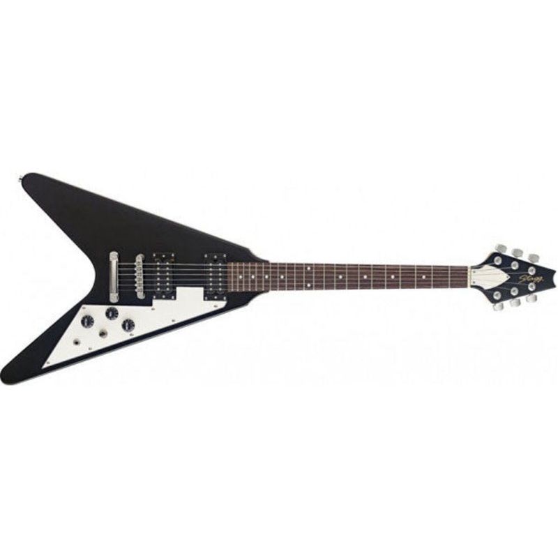 Stagg F300-BK Standard Style Electric Guitar – Black