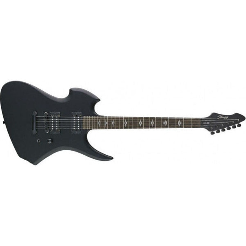 Stagg H400-GBK Electric Guitar – Gothic Black
